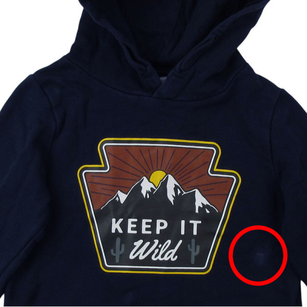 Sweatshirt - Name it - 116 cm (6 Jahre) – Secondhand-Babykleidung/-Kinderkleidung von Name it – Les Ptits Potes