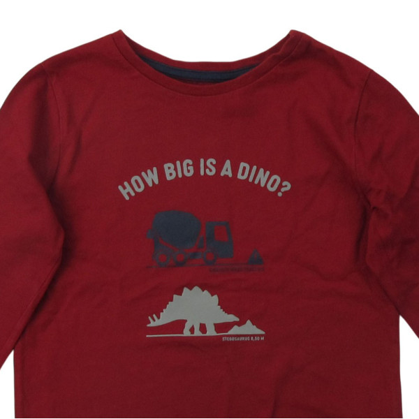 T-shirt met lange mouwen - Okaidi-Obaibi - 110 cm (5 jaar) – Tweedehands baby- en kinderkleding van Okaidi-Obaibi – Les Ptits