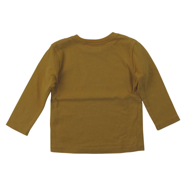 T-shirt met lange mouwen - IKKS - 67 cm (6 maanden) – Tweedehands baby- en kinderkleding van IKKS – Les Ptits Potes