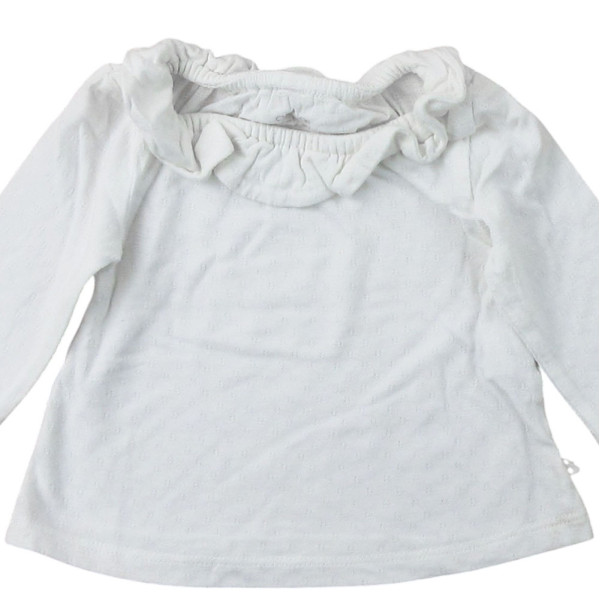 T-shirt met lange mouwen - Okaidi-Obaibi - 59 cm (3 maanden) – Tweedehands baby- en kinderkleding van Okaidi-Obaibi – Les Pti