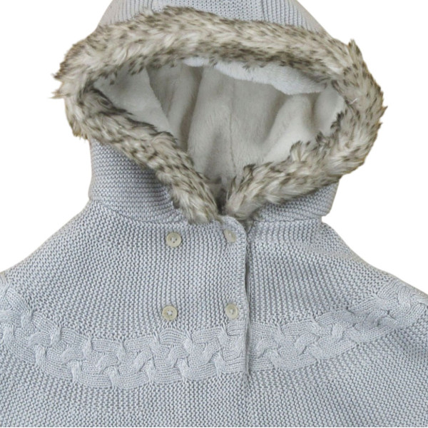 Poncho pailleté - OBAÏBI - 3-6 mois – Vêtement d’occasion bébé/enfant Okaidi-Obaibi – Les Ptits Potes