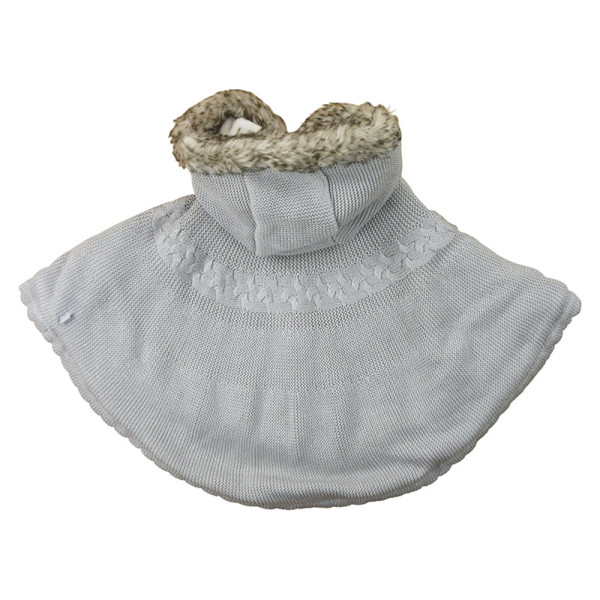 Poncho - Okaidi-Obaibi - 3-6 Monate – Secondhand-Babykleidung/-Kinderkleidung von Okaidi-Obaibi – Les Ptits Potes