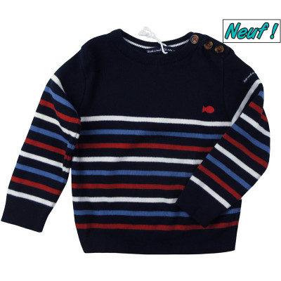 Pull neuf - WEEKEND A LA MER - 3 ans