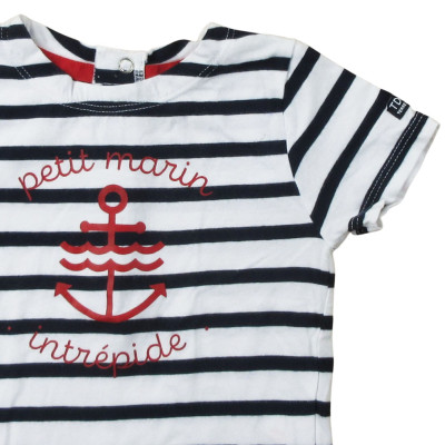 T-shirt met korte mouwen - Terre de marins - 74 cm (12 maanden) – Tweedehands baby- en kinderkleding van Terre de marins – Le