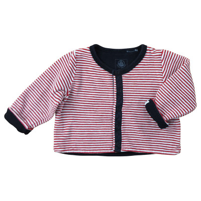 Gilet réversible - PETIT BATEAU - 6 mois (68)