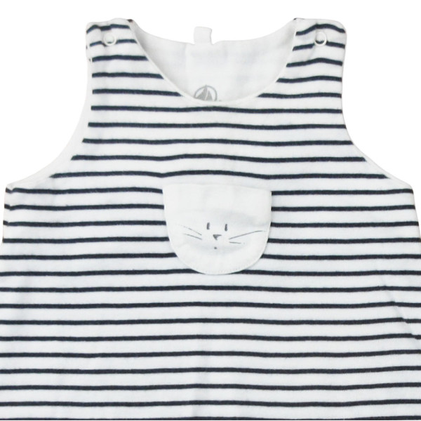 Combinaison - PETIT BATEAU - 1 mois (54) – Vêtement d’occasion bébé/enfant Petit bateau – Les Ptits Potes