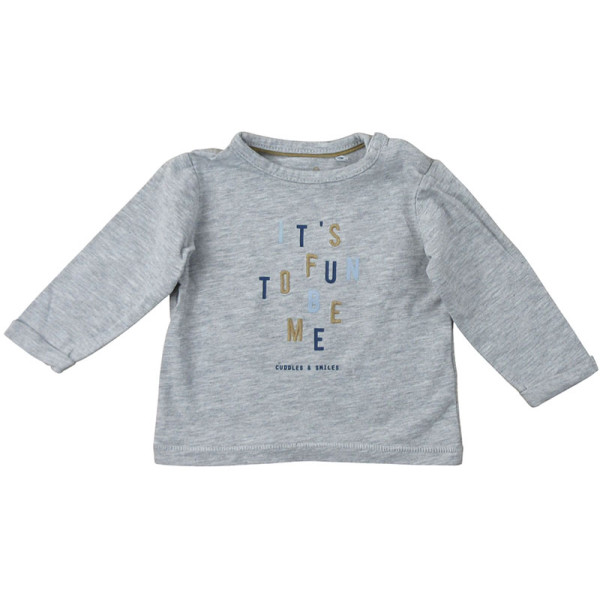 Langarmshirt - Cuddles and Smiles - 62 cm (3 Monate) – Secondhand-Babykleidung/-Kinderkleidung von Cuddles and Smiles – Les P