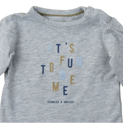 Langarmshirt - Cuddles and Smiles - 62 cm (3 Monate) – Secondhand-Babykleidung/-Kinderkleidung von Cuddles and Smiles – Les P