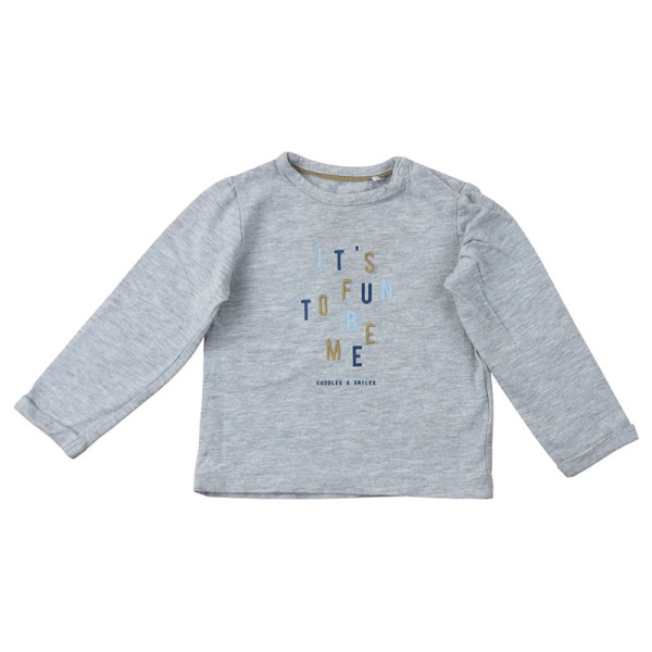 T-Shirt - CUDDLES & SMILES - 6 mois (68) – Vêtement d’occasion bébé/enfant Cuddles and Smiles – Les Ptits Potes