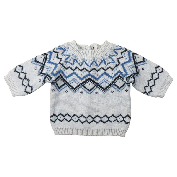 Pull - VERTBAUDET - 3 mois (60) – Vêtement d’occasion bébé/enfant Vertbaudet – Les Ptits Potes