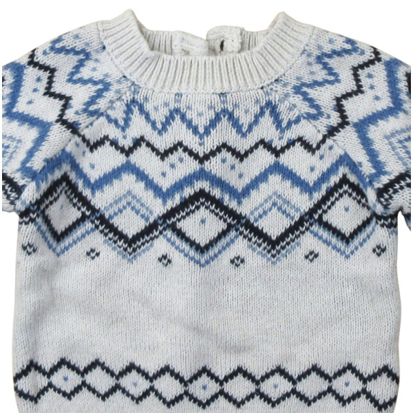 Pull - VERTBAUDET - 3 mois (60) – Vêtement d’occasion bébé/enfant Vertbaudet – Les Ptits Potes