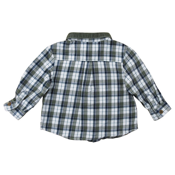 Overhemd met lange mouwen - Okaidi-Obaibi - 68 cm (6 maanden) – Tweedehands baby- en kinderkleding van Okaidi-Obaibi – Les Pt