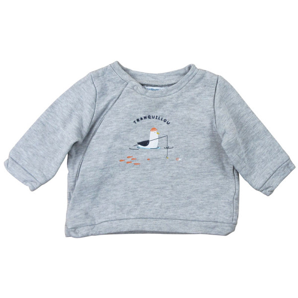 Sweatshirt - Vertbaudet - 60 cm (3 Monate) – Secondhand-Babykleidung/-Kinderkleidung von Vertbaudet – Les Ptits Potes