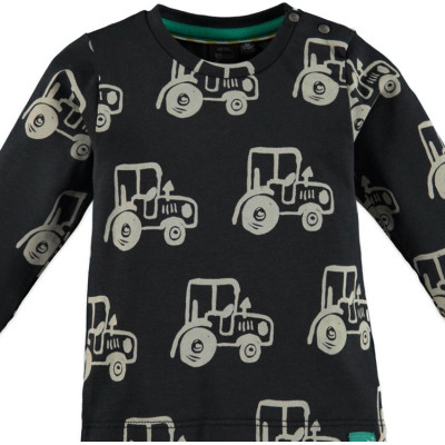 T-shirt met lange mouwen - Babyface - 0-2 maanden 50 cm – Tweedehands baby- en kinderkleding van Babyface – Les Ptits Potes