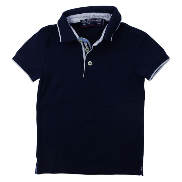 Polo met korte mouwen - River Woods - 4 jaar – Tweedehands baby- en kinderkleding van River Woods – Les Ptits Potes