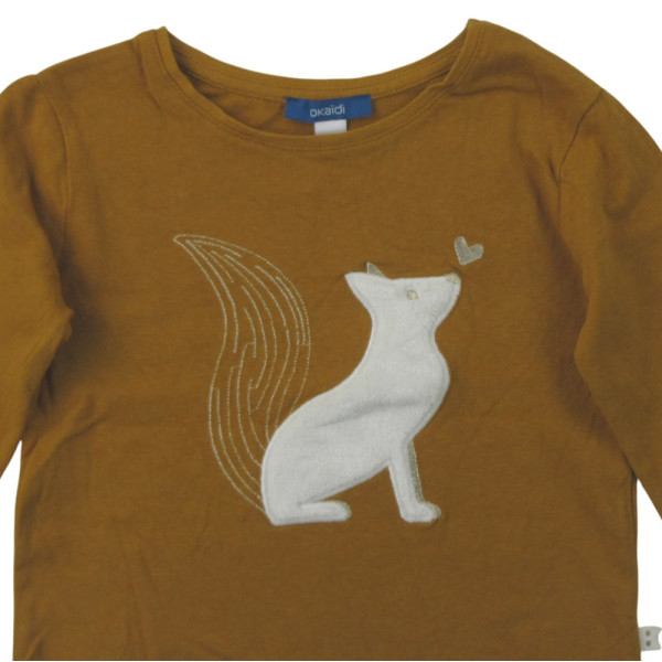 Langarmshirt - Okaidi-Obaibi - 104 cm (4 Jahre) – Secondhand-Babykleidung/-Kinderkleidung von Okaidi-Obaibi – Les Ptits Potes