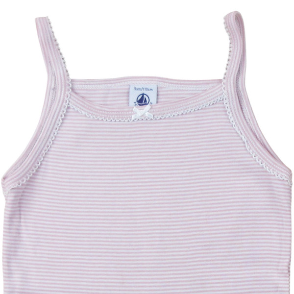 Tanktop - Petit bateau - 110 cm (5 jaar) – Tweedehands baby- en kinderkleding van Petit bateau – Les Ptits Potes