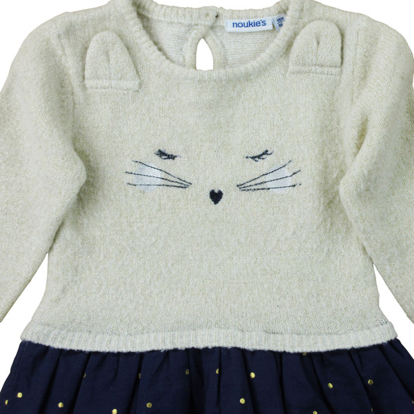 Jurk - Noukie's - 86 cm (18 maanden) – Tweedehands baby- en kinderkleding van Noukie's – Les Ptits Potes