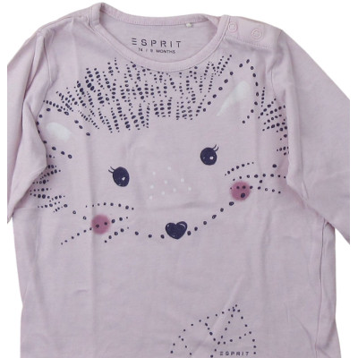 T-shirt met lange mouwen - Esprit - 74 cm (9 maanden) – Tweedehands baby- en kinderkleding van Esprit – Les Ptits Potes