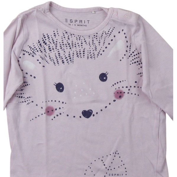 T-Shirt - ESPRIT - 9 mois (74) – Vêtement d’occasion bébé/enfant Esprit – Les Ptits Potes