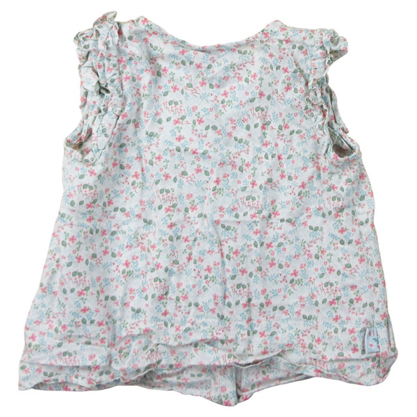 Bluse mit kurzen Ärmeln - Sergent Major - 86 cm (2 Jahre) – Secondhand-Babykleidung/-Kinderkleidung von Sergent Major – Les P