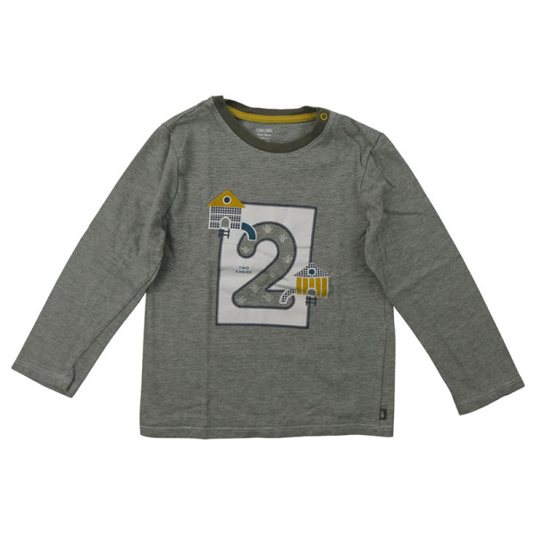 Langarmshirt - Okaidi-Obaibi - 98 cm (3 Jahre) – Secondhand-Babykleidung/-Kinderkleidung von Okaidi-Obaibi – Les Ptits Potes