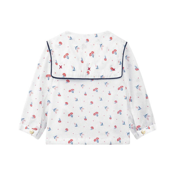 Blouse met lange mouwen - Sergent Major - 86 cm (2 jaar) – Tweedehands baby- en kinderkleding van Sergent Major – Les Ptits P