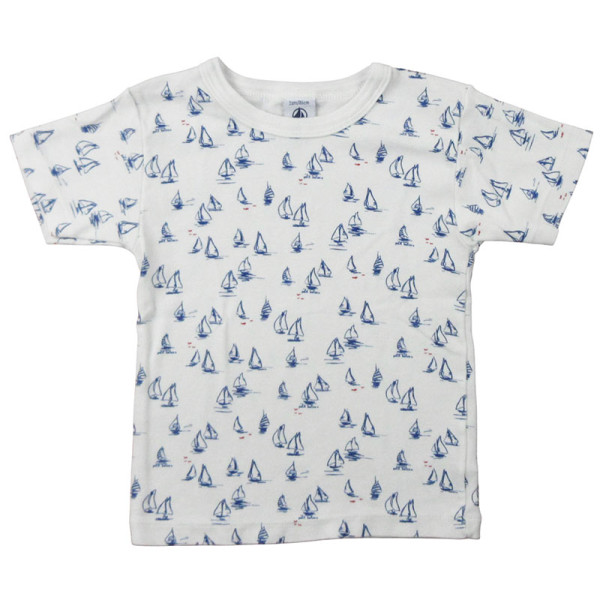 T-shirt met korte mouwen - Petit bateau - 86 cm (2 jaar) – Tweedehands baby- en kinderkleding van Petit bateau – Les Ptits Po