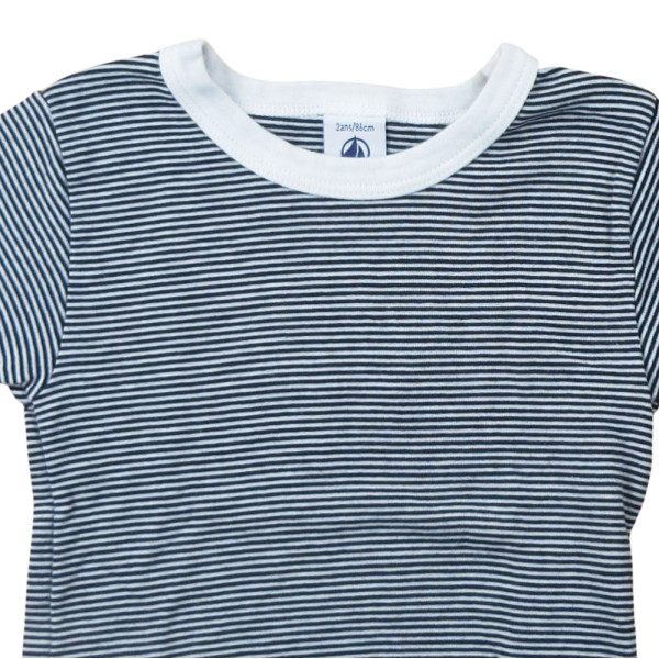 Kurzarmshirt - Petit bateau - 86 cm (2 Jahre) – Secondhand-Babykleidung/-Kinderkleidung von Petit bateau – Les Ptits Potes