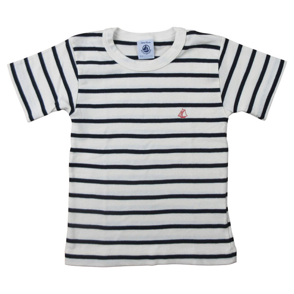 T-Shirt - PETIT BATEAU - 2 ans (86) – Vêtement d’occasion bébé/enfant Petit bateau – Les Ptits Potes