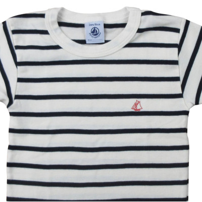 Kurzarmshirt - Petit bateau - 86 cm (2 Jahre) – Secondhand-Babykleidung/-Kinderkleidung von Petit bateau – Les Ptits Potes