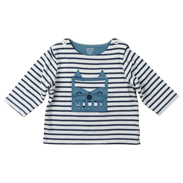 T-Shirt - OBAÏBI - 6 mois (68) – Vêtement d’occasion bébé/enfant Okaidi-Obaibi – Les Ptits Potes