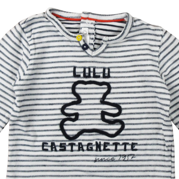 T-Shirt - LULU CASTAGNETTE - 2 ans – Vêtement d’occasion bébé/enfant Lulu castagnette – Les Ptits Potes