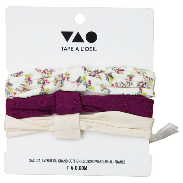 Lot de 3 bandeaux neufs - TAPE A L'OEIL - 3-9 mois – Vêtement d’occasion bébé/enfant Tape à l'Oeil – Les Ptits Potes