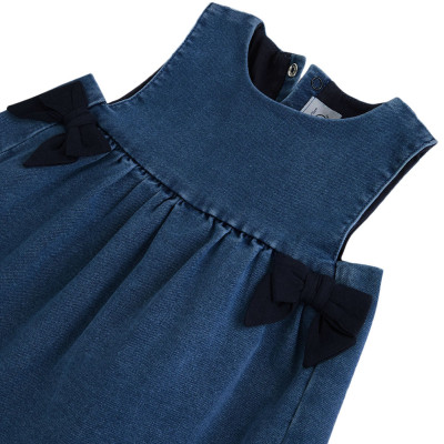 Jurk - Petit bateau - 67 cm (6 maanden) – Tweedehands baby- en kinderkleding van Petit bateau – Les Ptits Potes