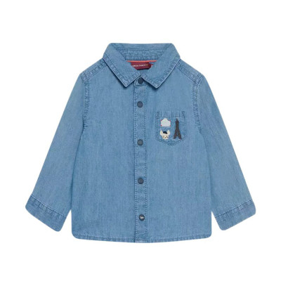 Overhemd met lange mouwen - Sergent Major - 80 cm (18 maanden) – Tweedehands baby- en kinderkleding van Sergent Major – Les P