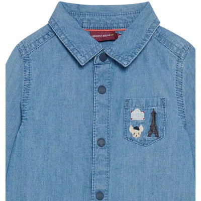 Chemise - SERGENT MAJOR - 18 mois (80) – Vêtement d’occasion bébé/enfant Sergent Major – Les Ptits Potes