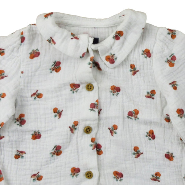 Bluse mit langen Ärmeln - Sergent Major - 71 cm (9 Monate) – Secondhand-Babykleidung/-Kinderkleidung von Sergent Major – Les 