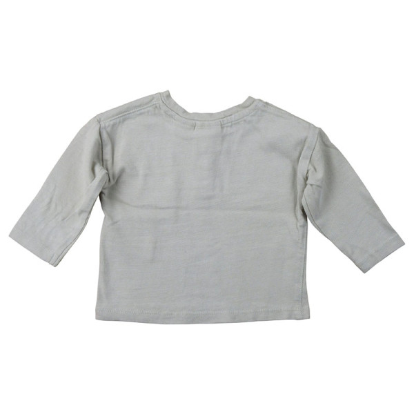 T-shirt met lange mouwen - Zara - 3-6 maanden 68 cm – Tweedehands baby- en kinderkleding van Zara – Les Ptits Potes