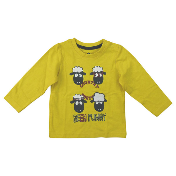 Langarmshirt - Grain de blé - 68 cm (6 Monate) – Secondhand-Babykleidung/-Kinderkleidung von Grain de blé – Les Ptits Potes