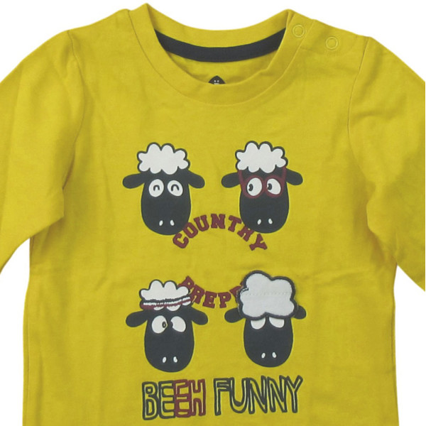 T-Shirt - GRAIN DE BLÉ - 6 mois (68) – Vêtement d’occasion bébé/enfant Grain de blé – Les Ptits Potes