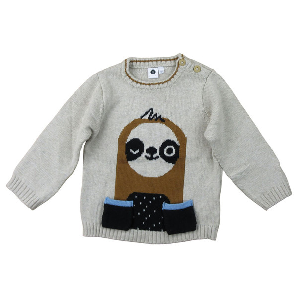 Pull - GRAIN DE BLÉ - 12 mois – Vêtement d’occasion bébé/enfant Grain de blé – Les Ptits Potes