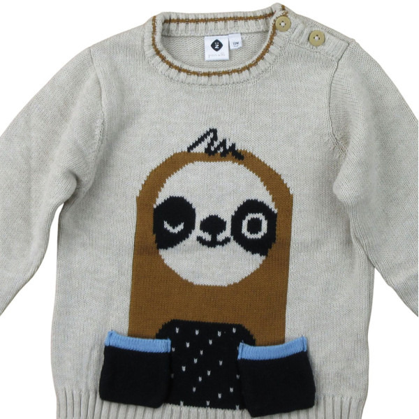 Pull - GRAIN DE BLÉ - 12 mois – Vêtement d’occasion bébé/enfant Grain de blé – Les Ptits Potes