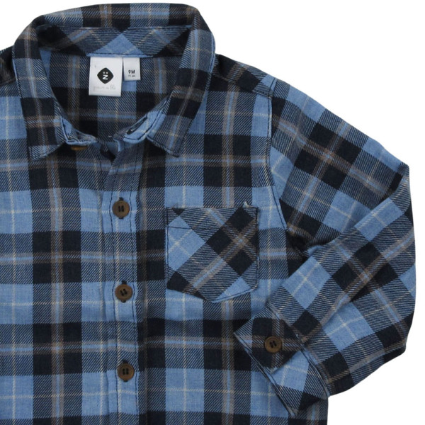 Chemise - GRAIN DE BLÉ - 9 mois (71) – Vêtement d’occasion bébé/enfant Grain de blé – Les Ptits Potes