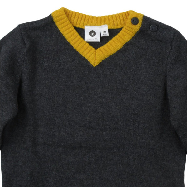 Pullover - Grain de blé - 68 cm (6 Monate) – Secondhand-Babykleidung/-Kinderkleidung von Grain de blé – Les Ptits Potes
