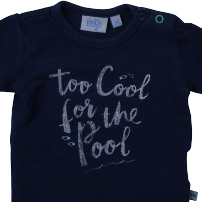 T-shirt met korte mouwen - Feetje - 56 cm (1 maand) – Tweedehands baby- en kinderkleding van Feetje – Les Ptits Potes