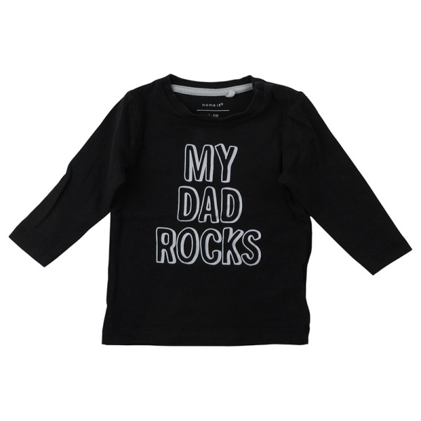 T-shirt met lange mouwen - Name it - 4-6 maanden 68 cm – Tweedehands baby- en kinderkleding van Name it – Les Ptits Potes