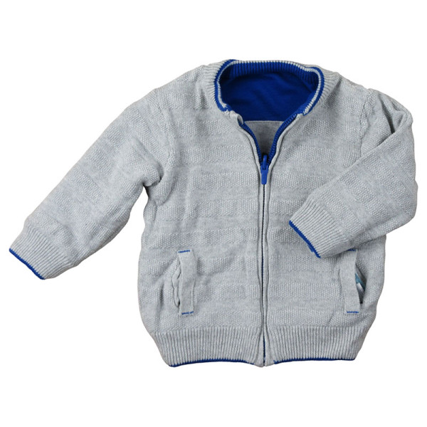 Weste - Okaidi-Obaibi - 74 cm (12 Monate) – Secondhand-Babykleidung/-Kinderkleidung von Okaidi-Obaibi – Les Ptits Potes