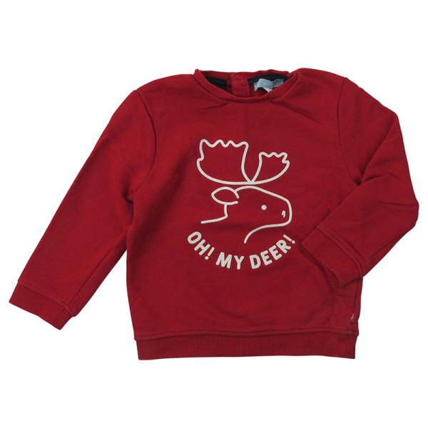 Sweatshirt - Okaidi-Obaibi - 86 cm (23 Monate) – Secondhand-Babykleidung/-Kinderkleidung von Okaidi-Obaibi – Les Ptits Potes