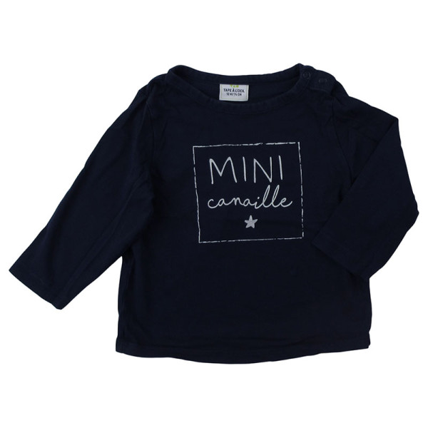 T-shirt met lange mouwen - Tape à l'Oeil - 74 cm (12 maanden) – Tweedehands baby- en kinderkleding van Tape à l'Oeil – Les Pt